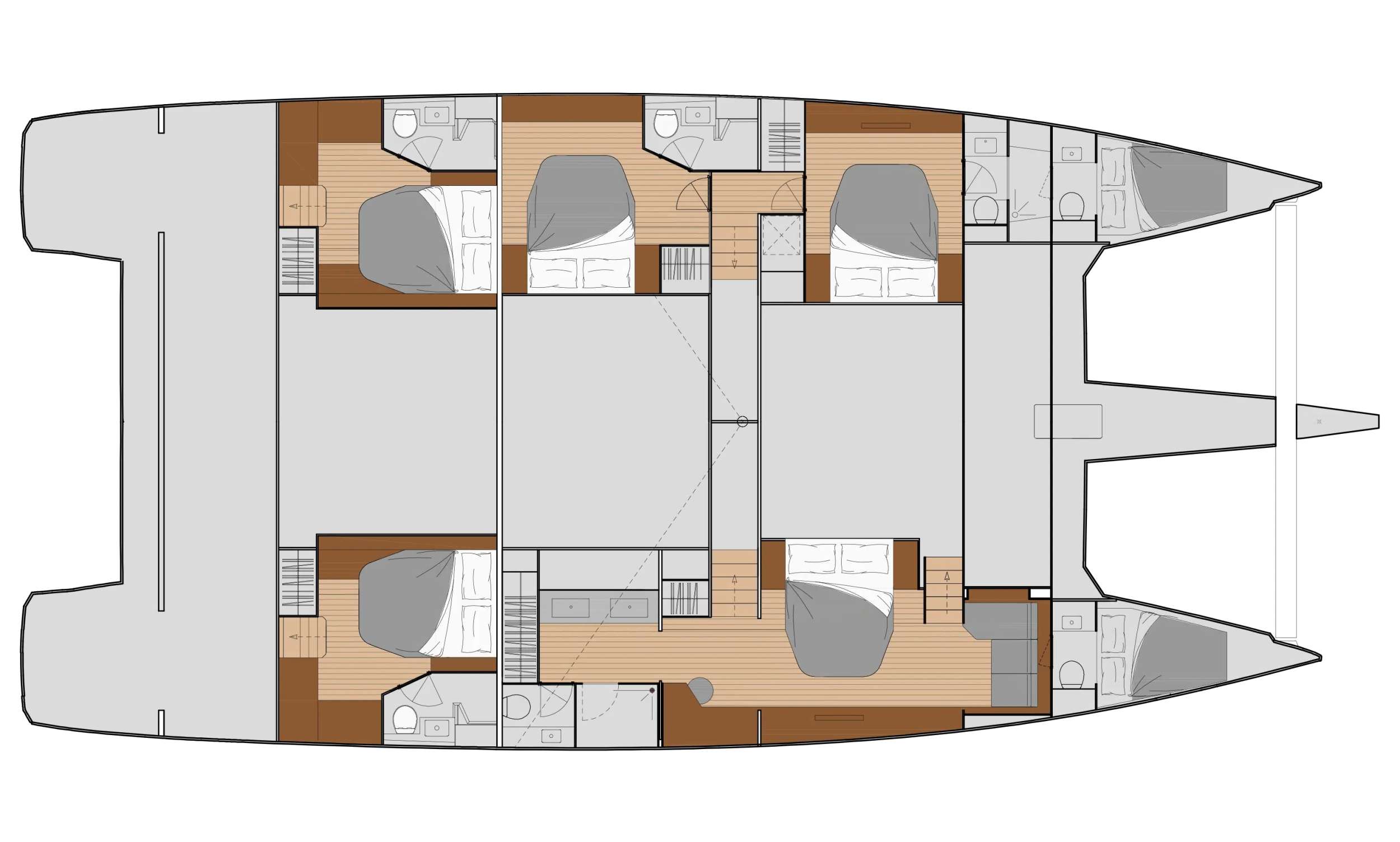 MAJESTY OF GREECE - Boat Interior Layout
