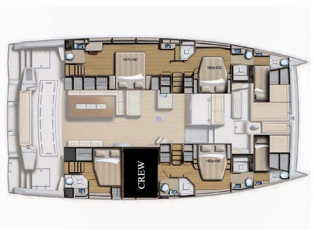 SAHANA - Boat Interior Layout