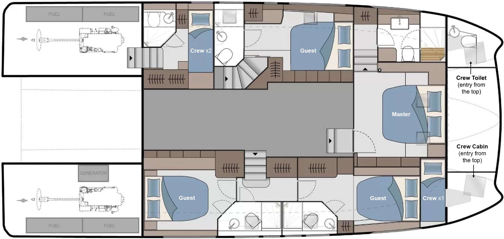 EXPLORION - Boat Interior Layout