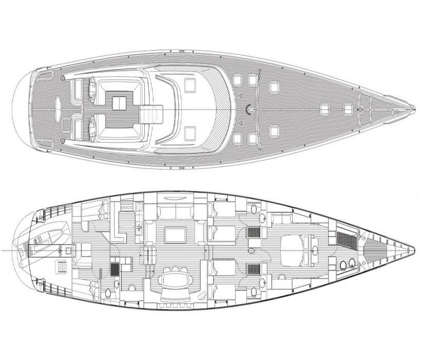 FREE AT LAST - Boat Interior Layout