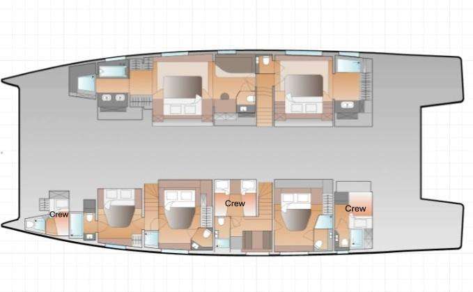 SOL MADININA - Boat Interior Layout