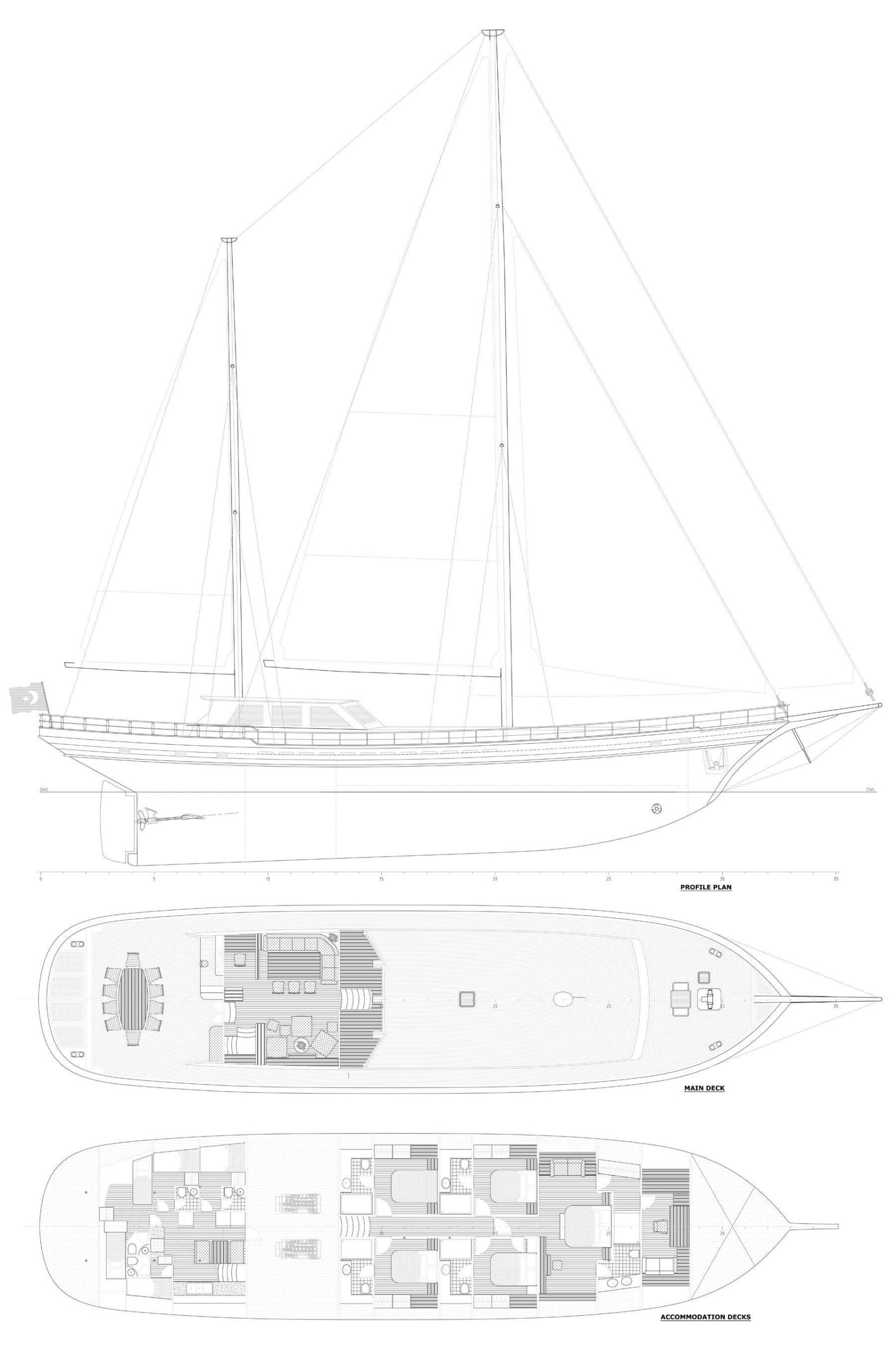 Papa Joe - Boat Interior Layout