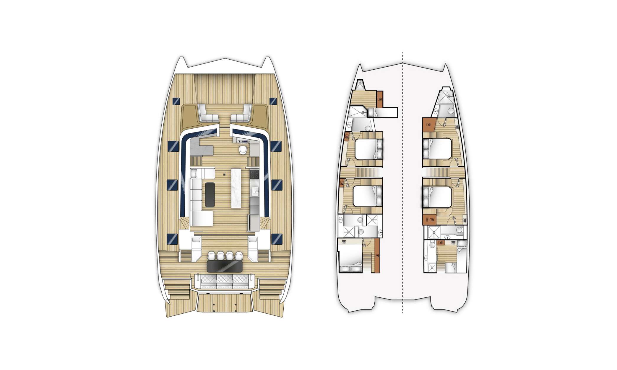 SEABARIT LX - Boat Interior Layout