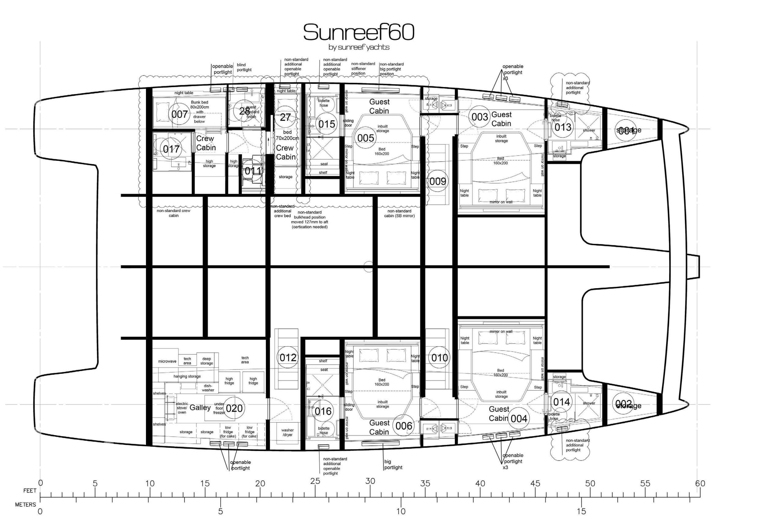 ADARA NEXT - Boat Interior Layout