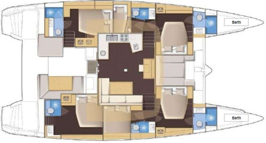 ACE OF HEARTS - Boat Interior Layout