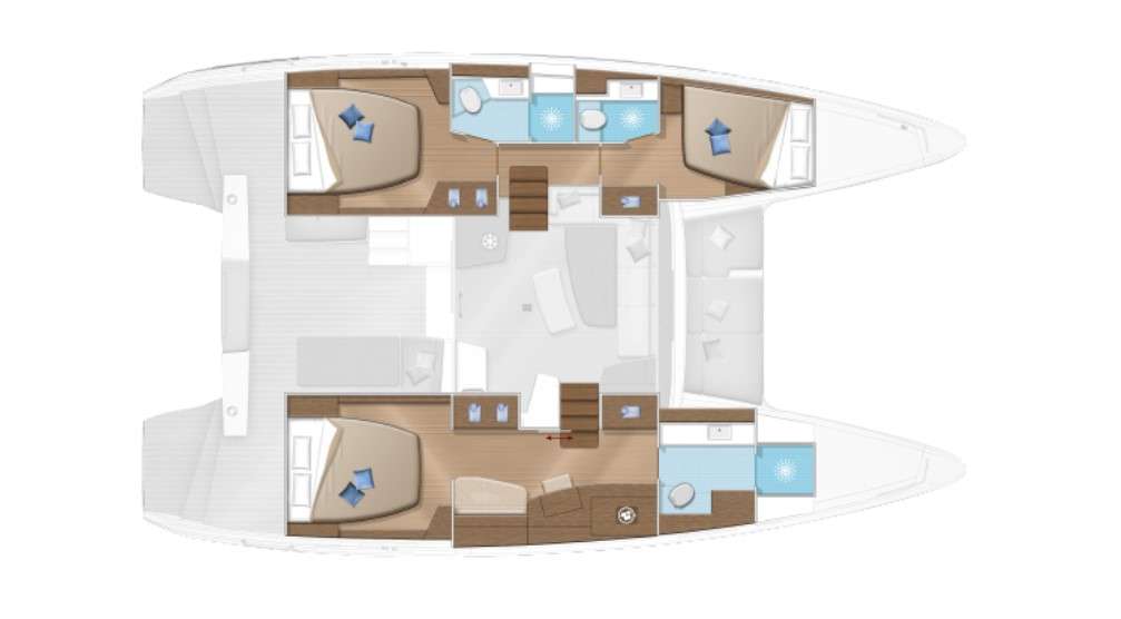 LUNA - Boat Interior Layout