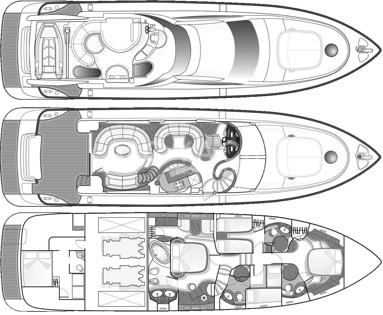 MEDUSA - Boat Interior Layout