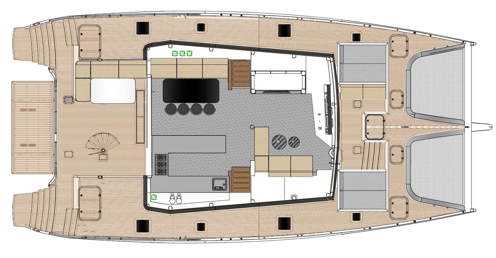 HANI I - Boat Interior Layout
