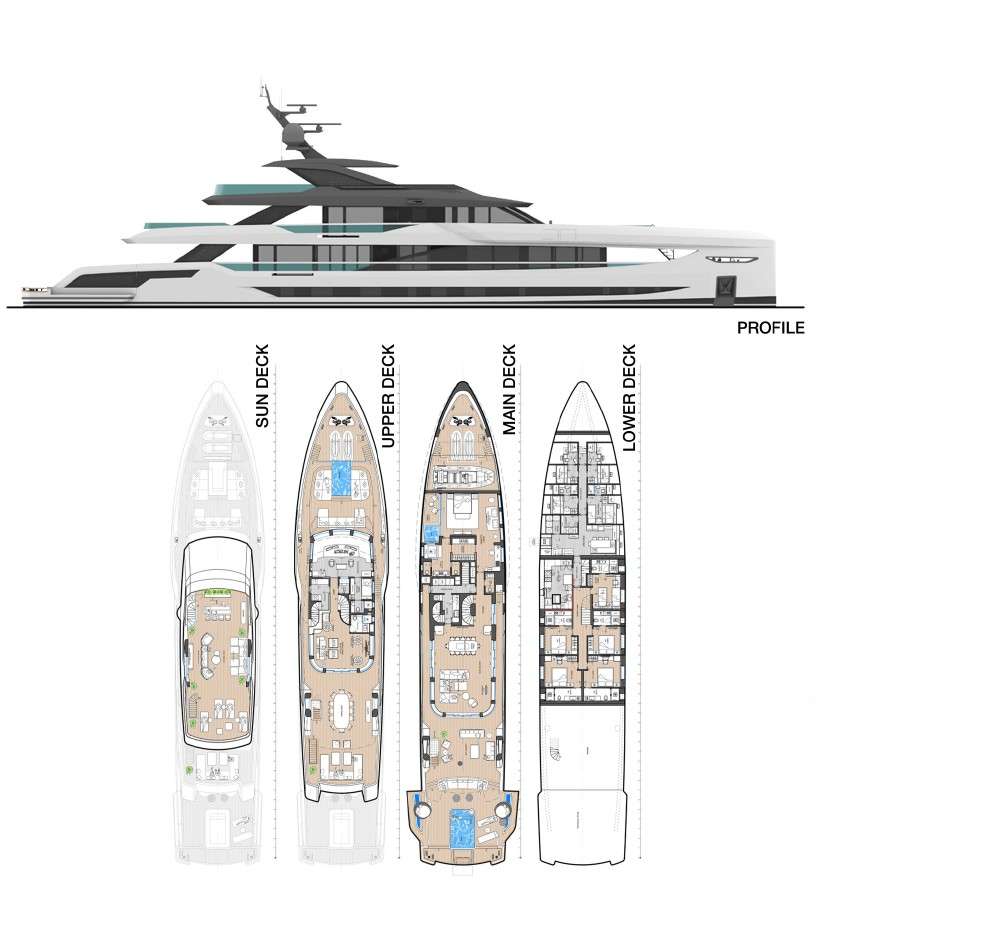 LEGASEA - Boat Interior Layout
