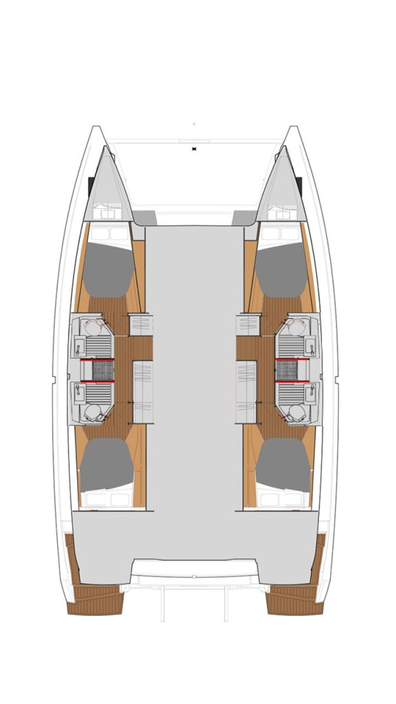 Nostos – Astrea 42 - Boat Interior Layout
