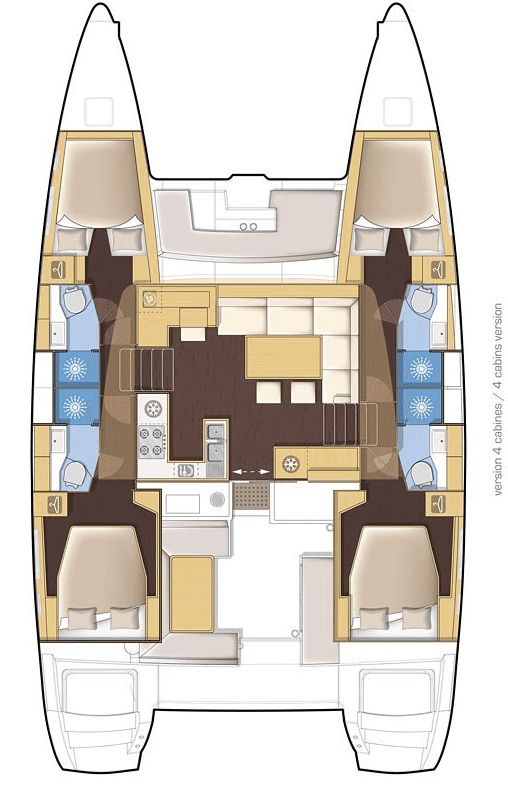 Spiritus - Boat Interior Layout