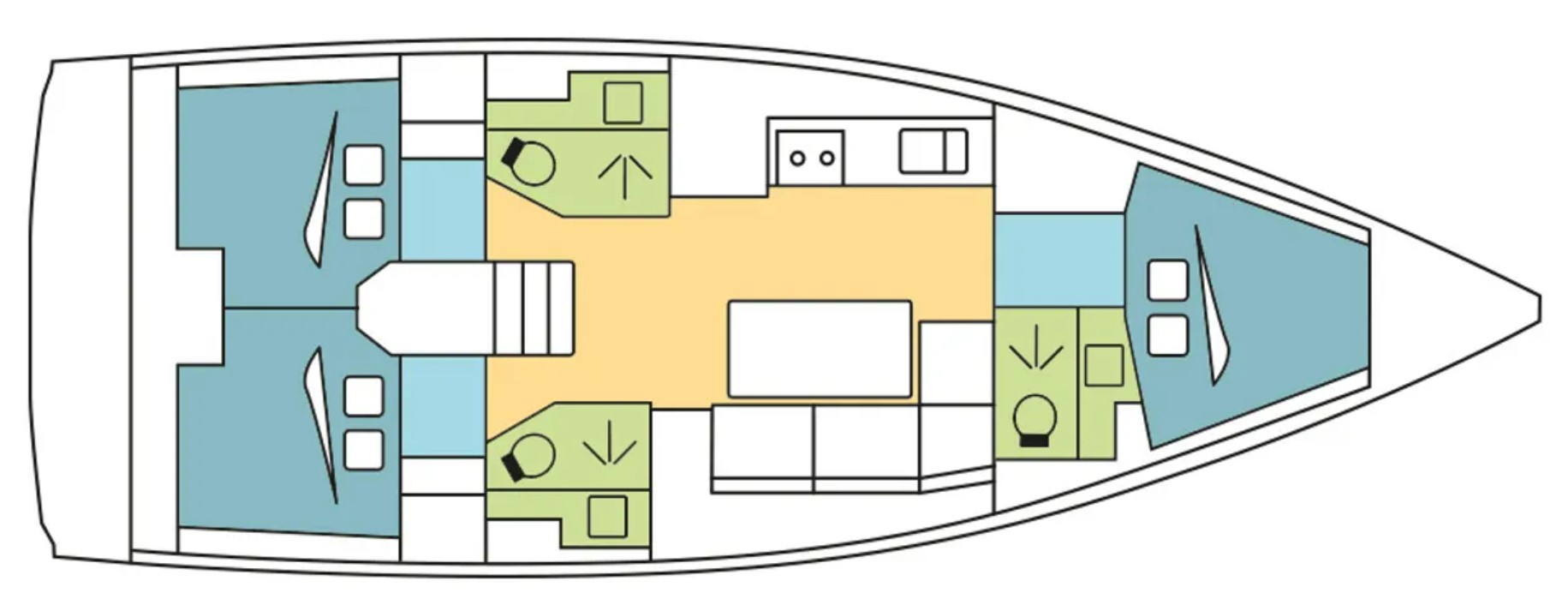 Maestro - Boat Interior Layout