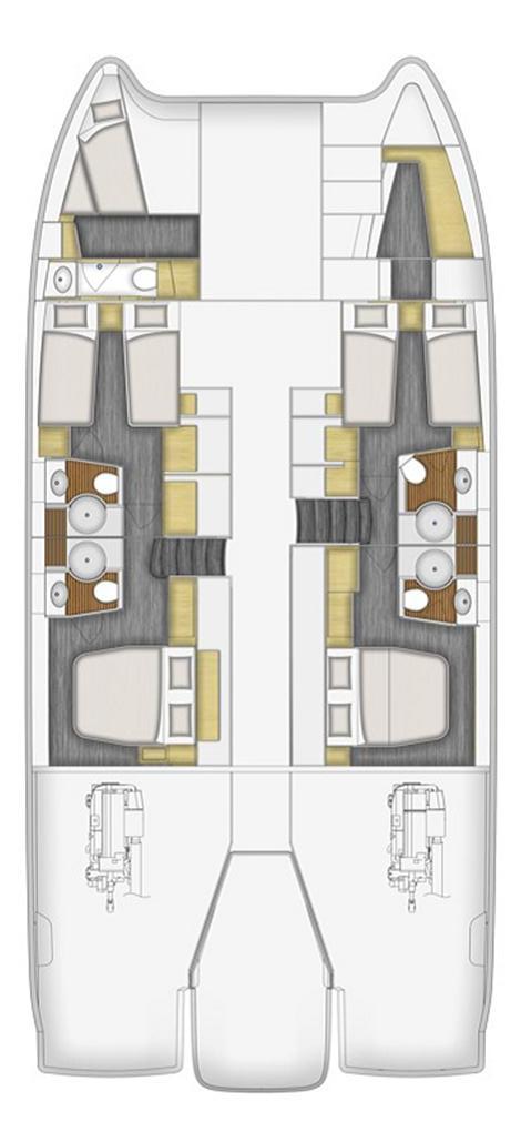 Actium IV - Boat Interior Layout