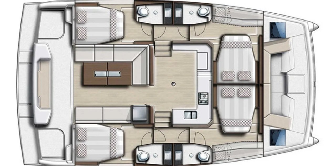 Samothraki 1 - Boat Interior Layout