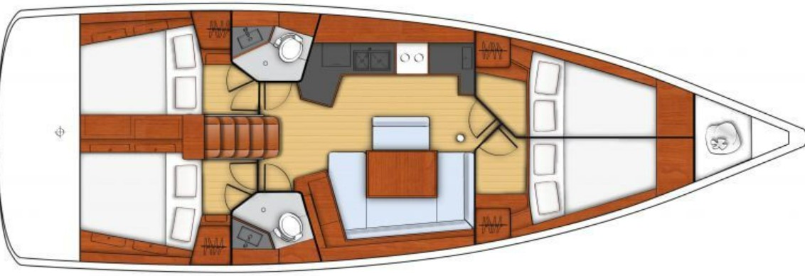 Zeppelin - Boat Interior Layout