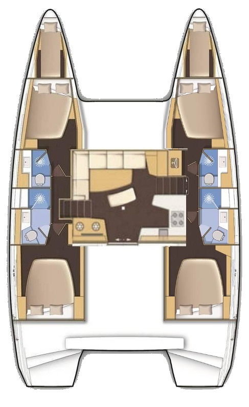 Dream of Life - Boat Interior Layout