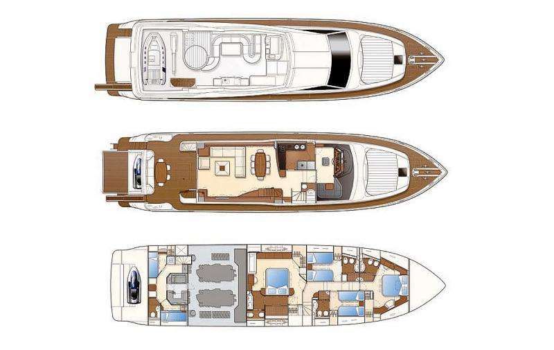 NATASSA ( ex LADY NATASA) - Boat Interior Layout