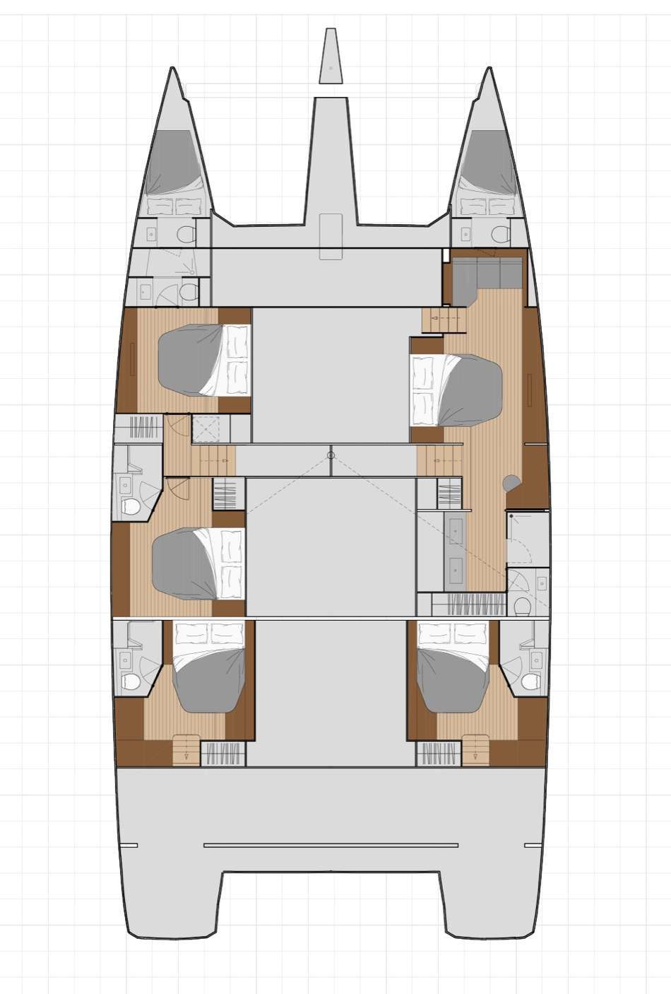 SUNMOON - Boat Interior Layout