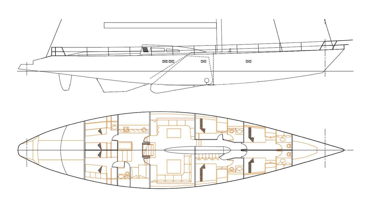 AIZU - Boat Interior Layout