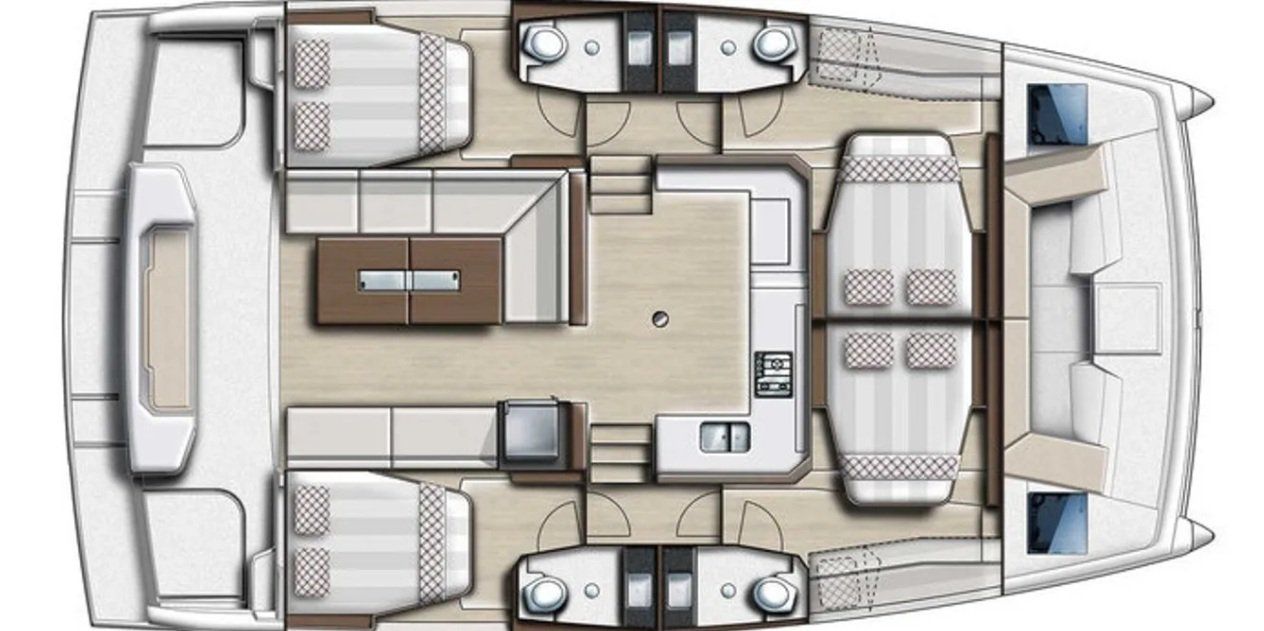 Samothraki 1 - Boat Interior Layout