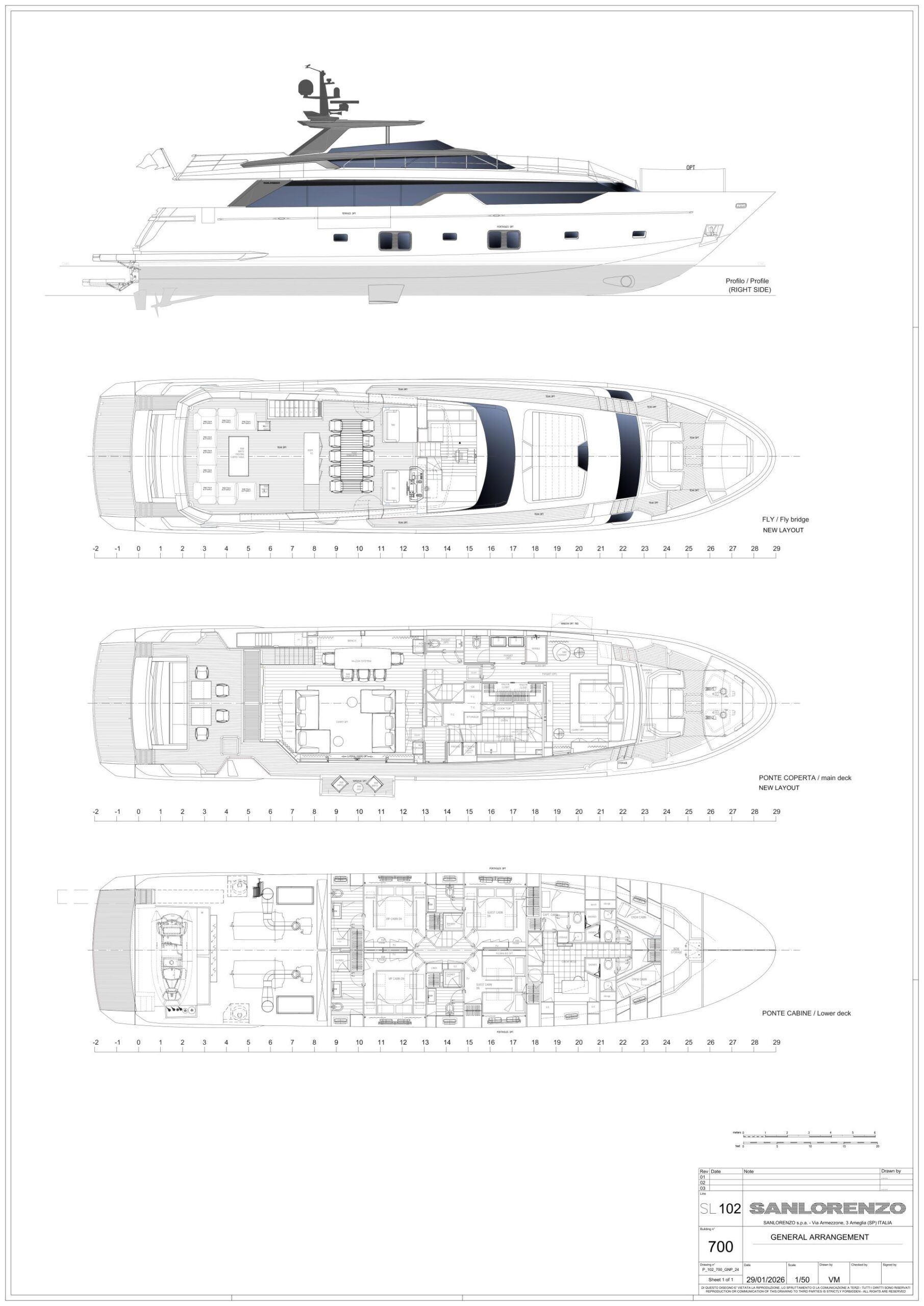 PIOLA - Boat Interior Layout