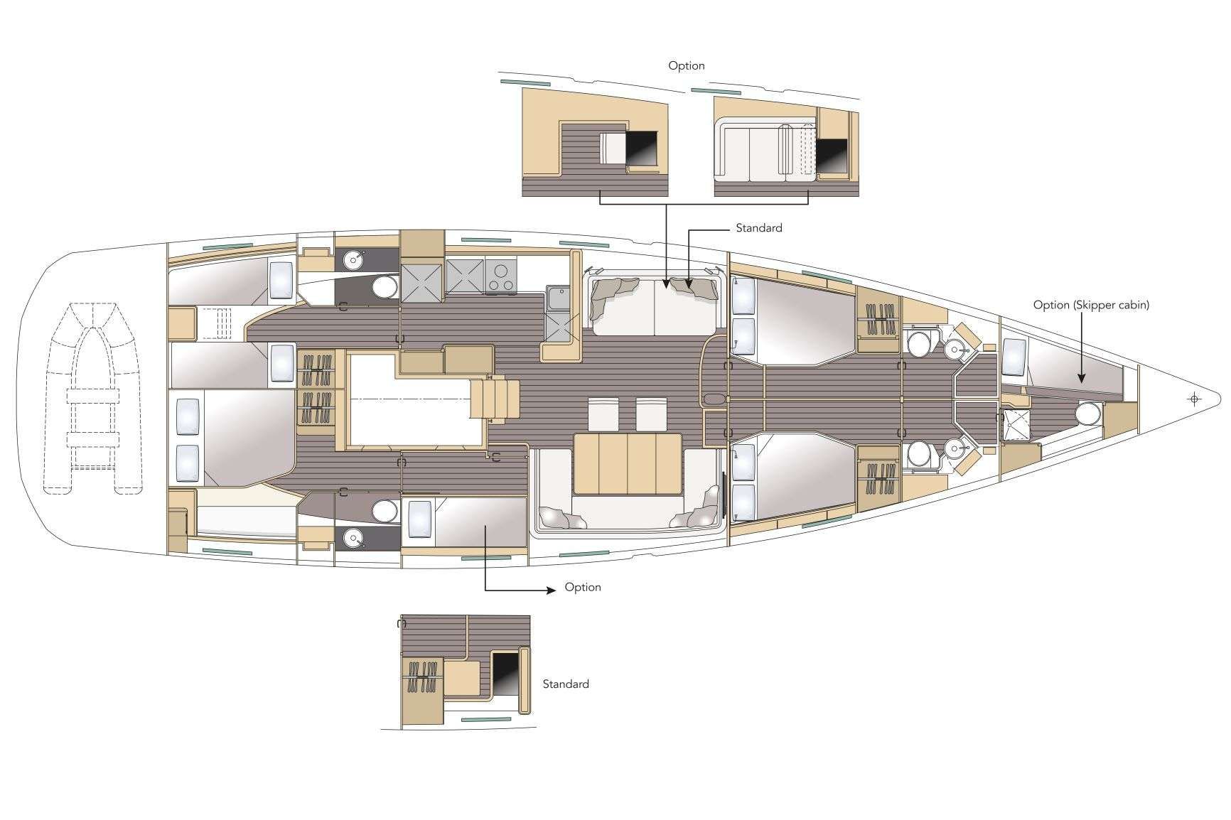 LIFE TIME - Boat Interior Layout