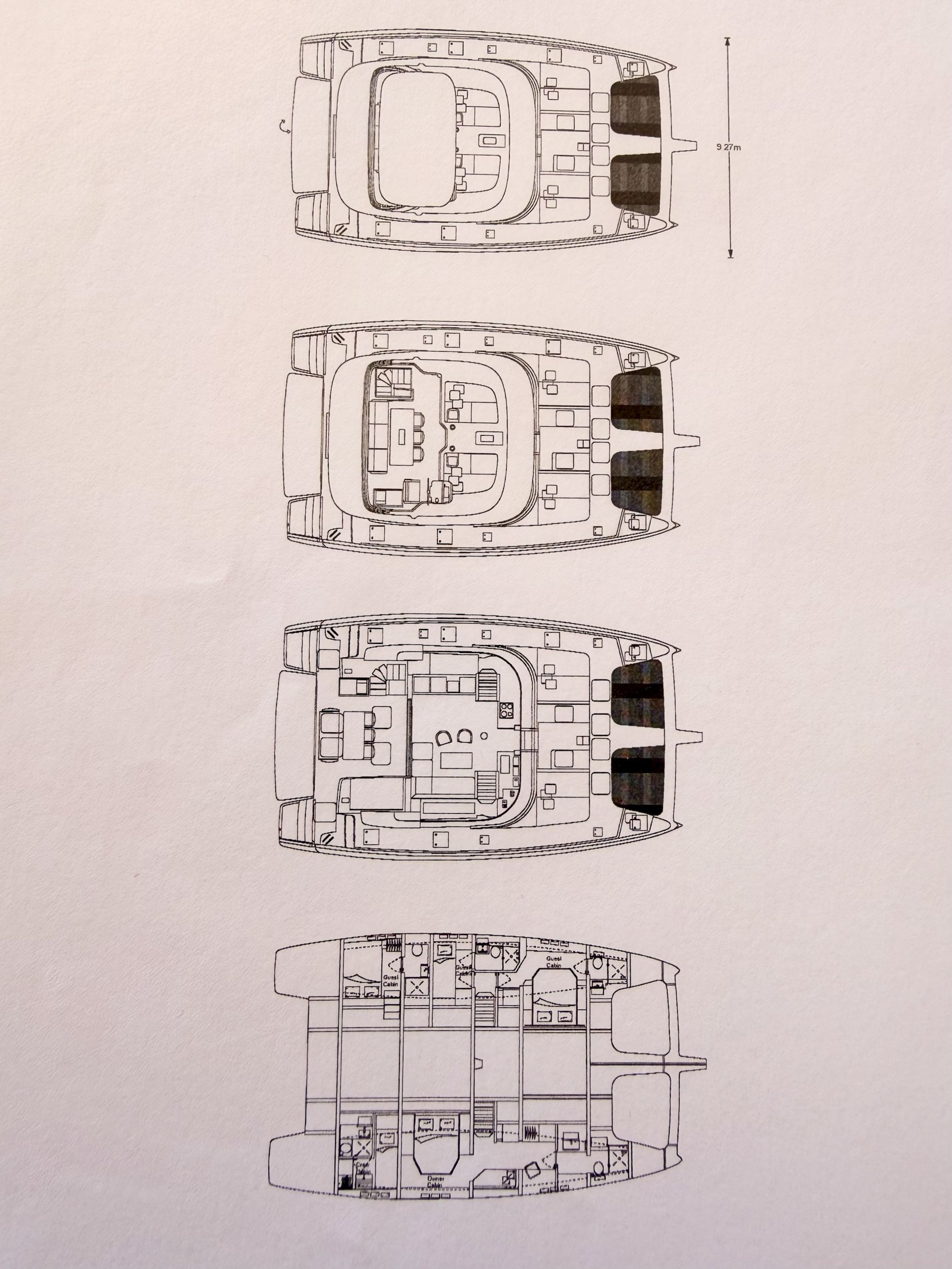 Viva 4 - Boat Interior Layout