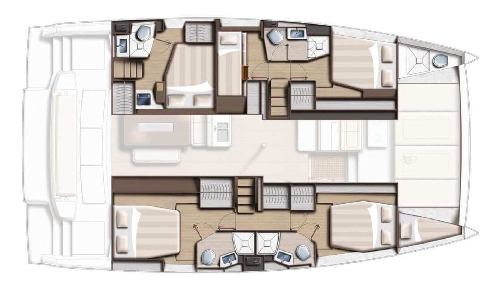 DREAM ON - Boat Interior Layout