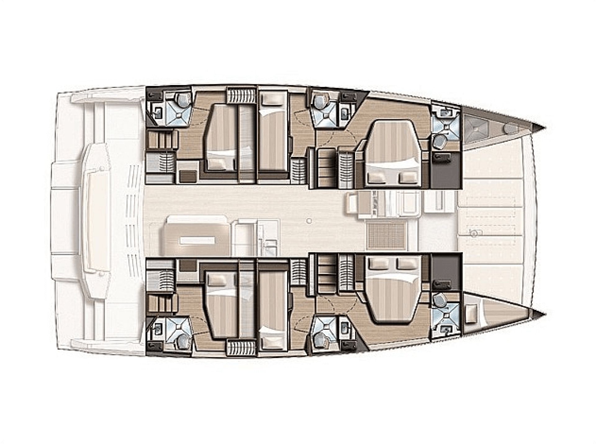 STELINA - Boat Interior Layout