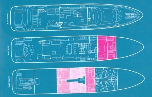 SEA WOLF - Boat Interior Layout